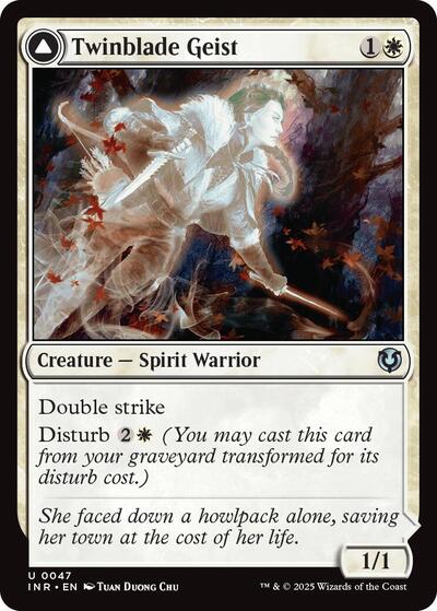 Twinblade Geist (Innistrad Remastered) Light Play