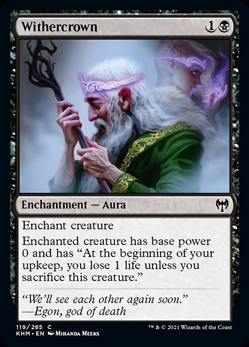 Withercrown (Kaldheim) Light Play Foil