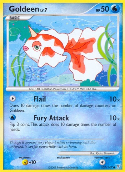 Goldeen (Supreme Victors) Heavy Play