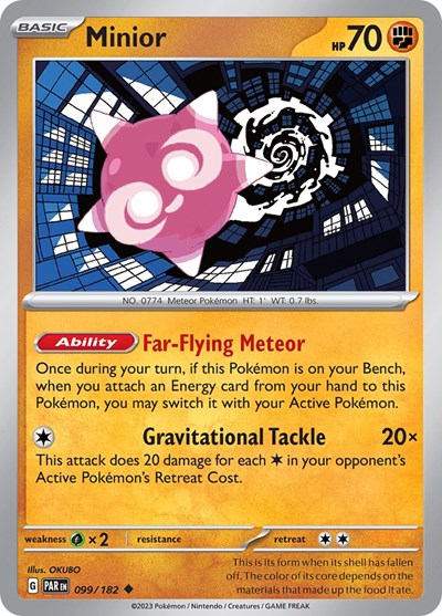 Minior - 099 (Scarlet and Violet: Paradox Rift) Light Play Reverse Holofoil