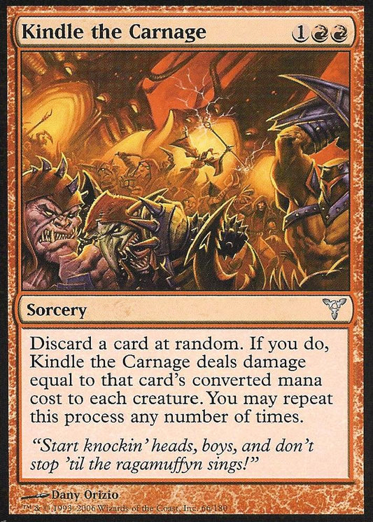 Kindle the Carnage (Dissension) Medium Play