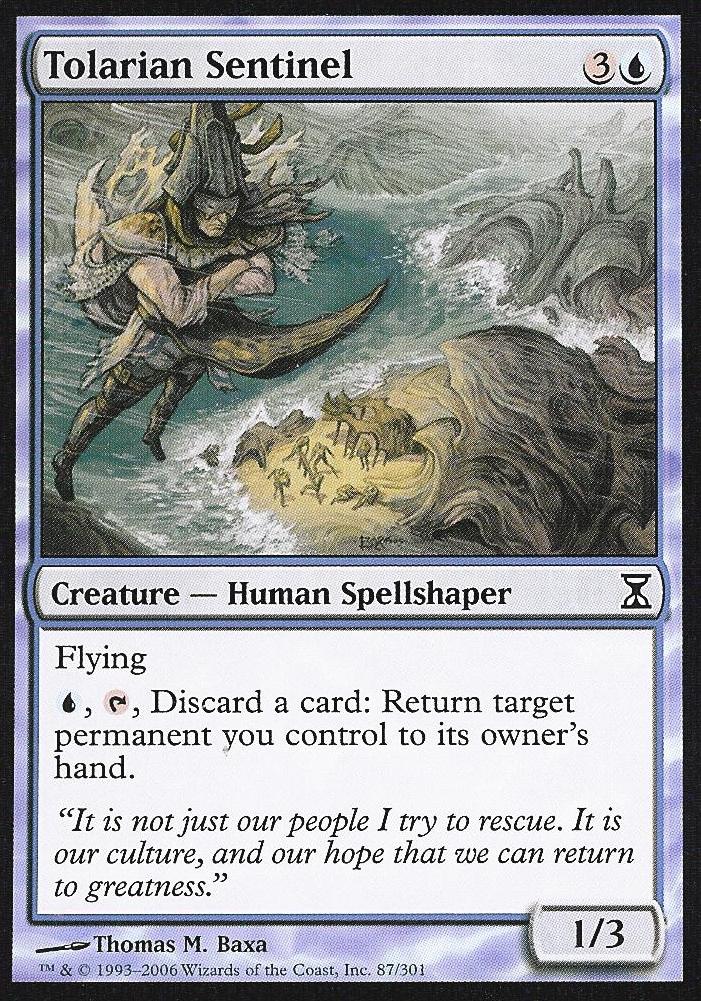 Tolarian Sentinel (Time Spiral) Light Play