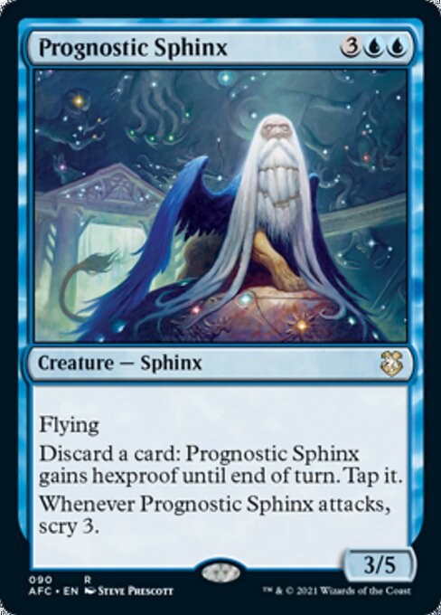 Prognostic Sphinx (Commander 2021 Forgotten Realms) Light Play