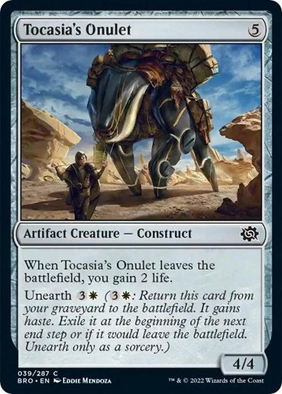 Tocasia's Onulet (The Brothers' War) Light Play