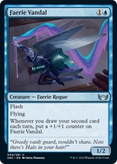 Faerie Vandal (Streets of New Capenna) Light Play