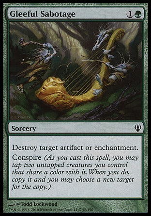 Gleeful Sabotage (Archenemy) Heavy Play