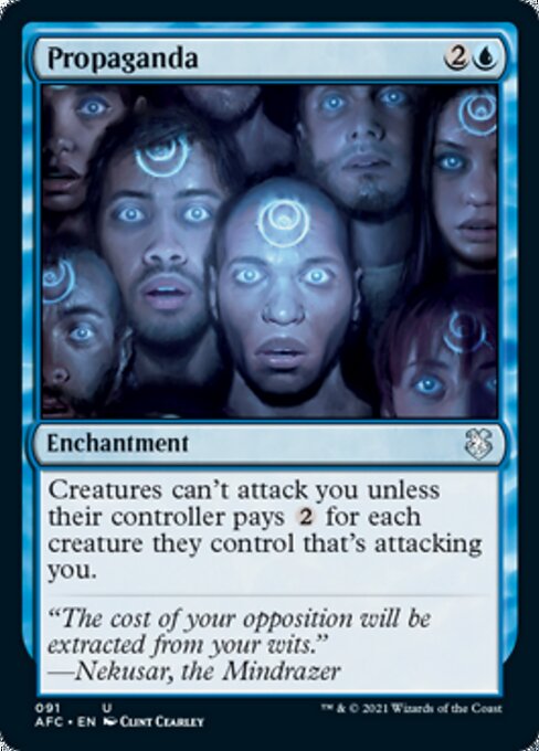 Propaganda (Commander 2021 Forgotten Realms) Light Play