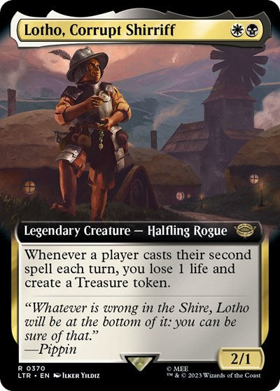 Lotho, Corrupt Shirriff (Extended Art) (Universes Beyond: The Lord of the Rings: Tales of Middle-earth) Light Play