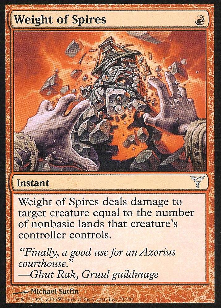 Weight of Spires (Dissension) Medium Play