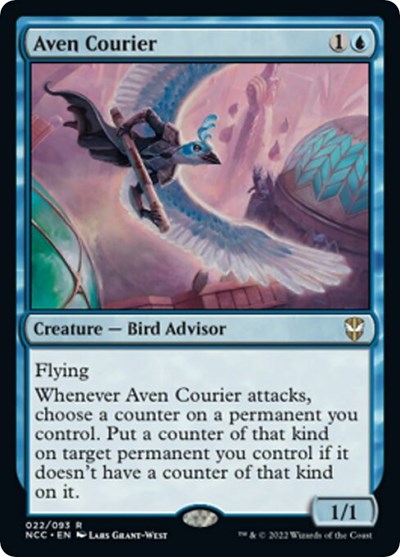 Aven Courier (Commander: Streets of New Capenna) Light Play
