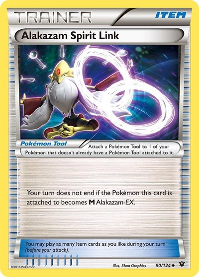 Alakazam Spirit Link (XY - Fates Collide) Damaged / Poor