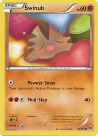 Swinub (XY - BREAKthrough) Heavy Play Reverse Holofoil