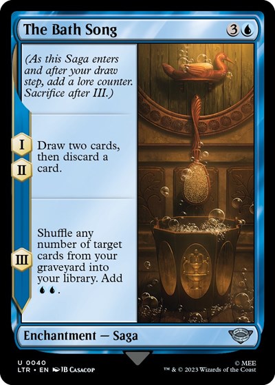 The Bath Song (Universes Beyond: The Lord of the Rings: Tales of Middle-earth) Light Play Foil