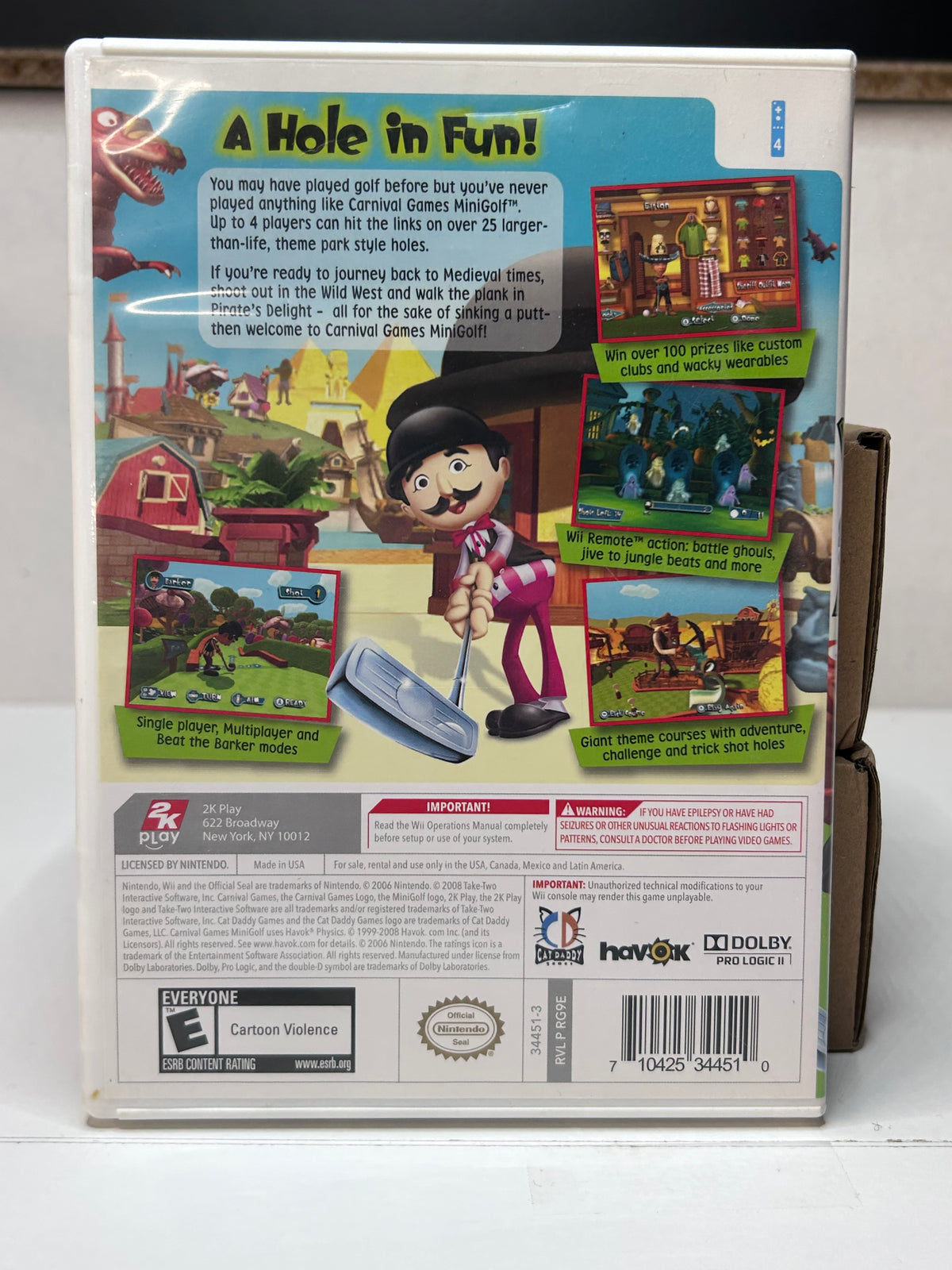 Carnival Games Mini Golf (Wii)