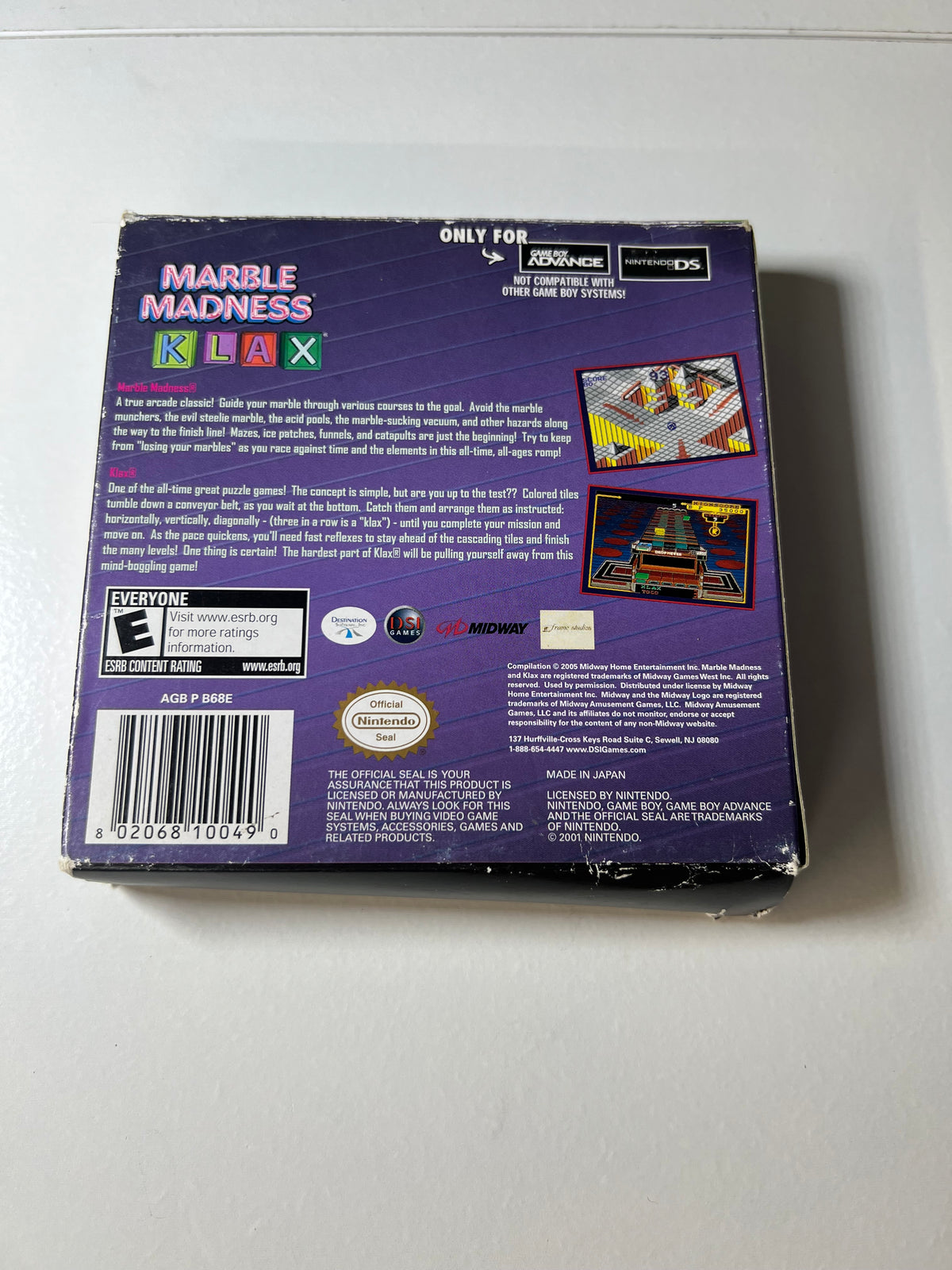 Marble Madness & Klax (GBA)
