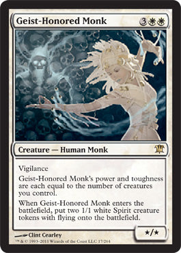Geist-Honored Monk (Innistrad) Heavy Play