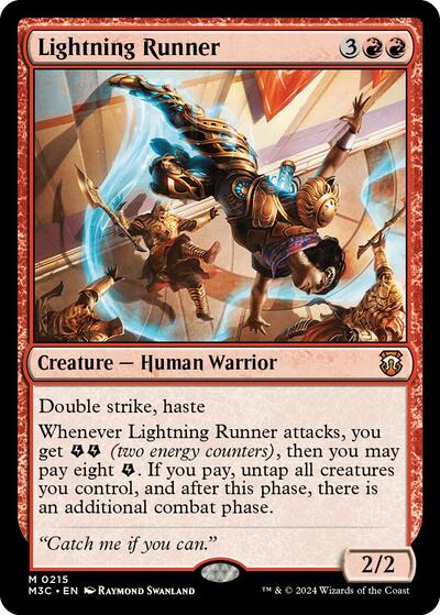 Lightning Runner (Commander: Modern Horizons 3) Light Play