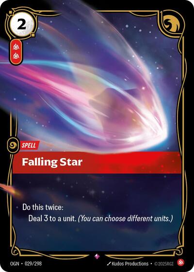 Falling Star (Origins) Light Play Foil