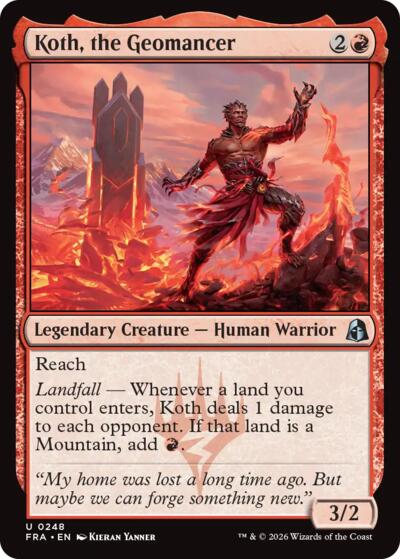Koth, the Geomancer (Reality Fracture) Light Play