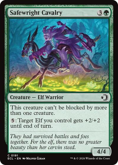 Safewright Cavalry (Lorwyn Eclipsed) Light Play Foil