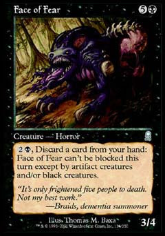 Face of Fear (Odyssey) Light Play