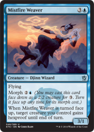 Mistfire Weaver (Khans of Tarkir) Light Play