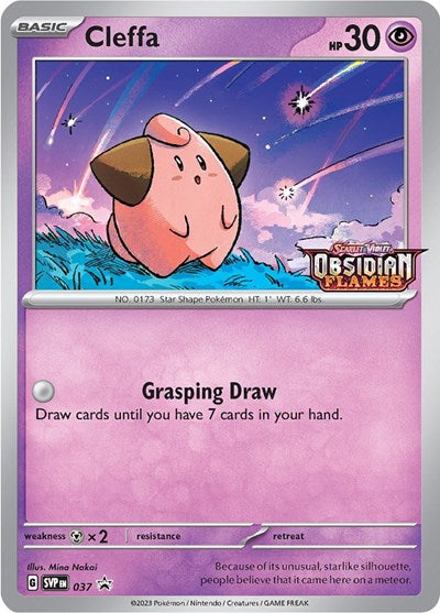 Cleffa - 037 (SV: Scarlet & Violet Promo Cards) Light Play Holofoil