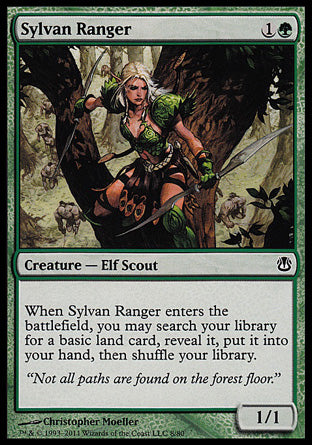 Sylvan Ranger (Duel Decks: Ajani vs Nicol Bolas) Light Play