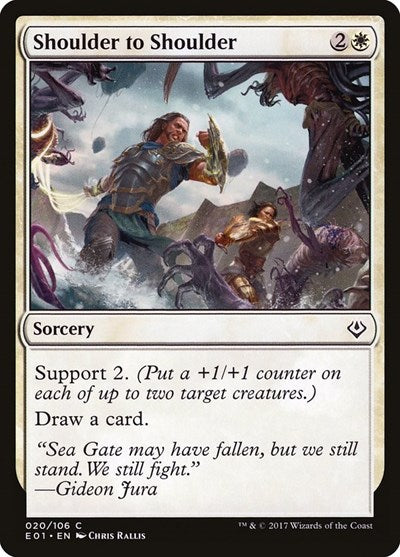 Shoulder to Shoulder (Archenemy: Nicol Bolas) Medium Play