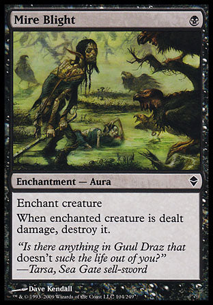 Mire Blight (Zendikar) Light Play