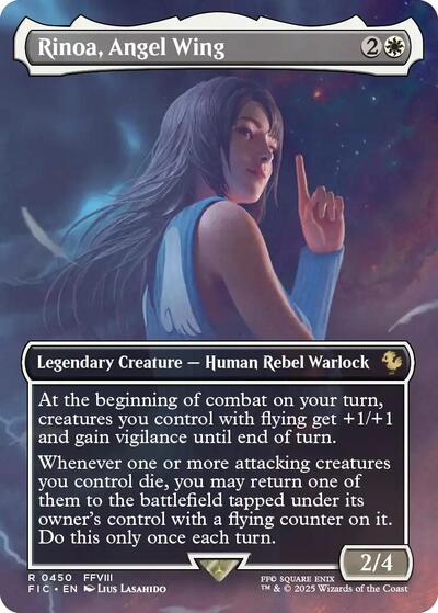 Rinoa, Angel Wing (Borderless) (Commander: FINAL FANTASY) Light Play