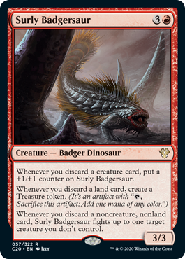 Surly Badgersaur (Commander 2020 Ikoria) Light Play