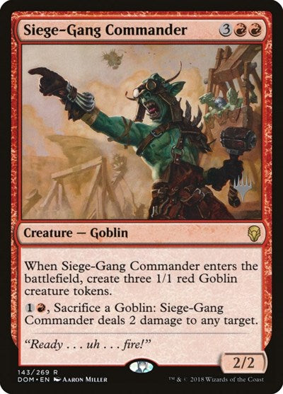 Siege-Gang Commander (Promo Pack: Core Set 2020) Light Play