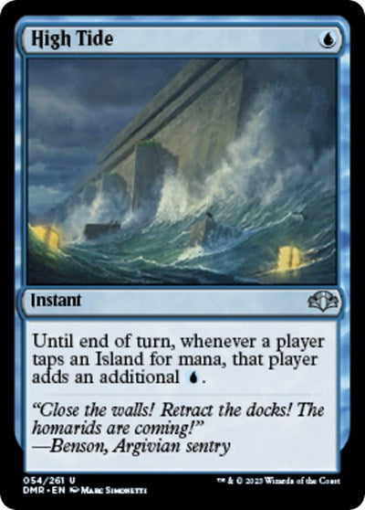 High Tide (Dominaria Remastered) Light Play Foil