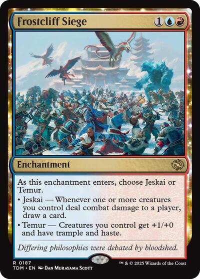 Frostcliff Siege (Tarkir: Dragonstorm) Light Play Foil