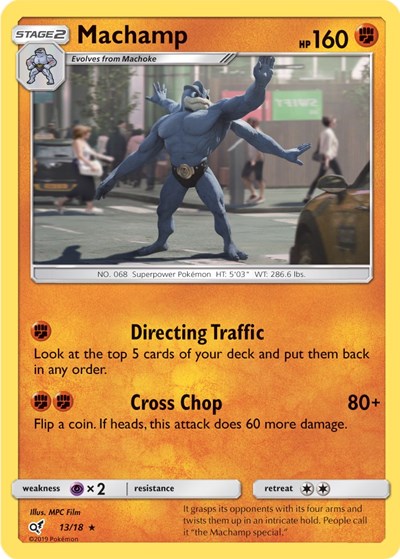 Machamp (Detective Pikachu) Medium Play Holofoil