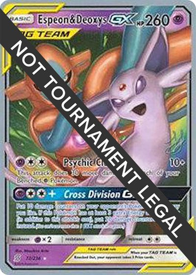 Espeon & Deoxys GX - 2019 (Henry Brand) (World Championship Decks) Light Play