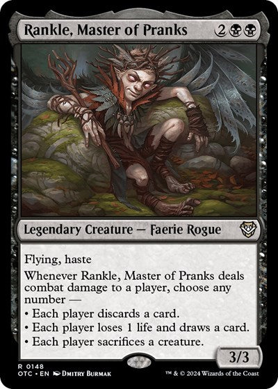 Rankle, Master of Pranks (Commander: Outlaws of Thunder Junction) Light Play