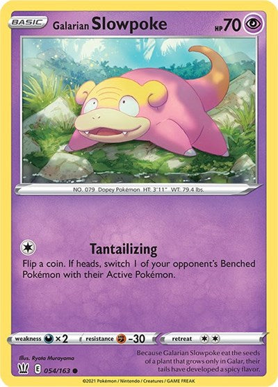 Galarian Slowpoke (SWSH05: Battle Styles) Light Play