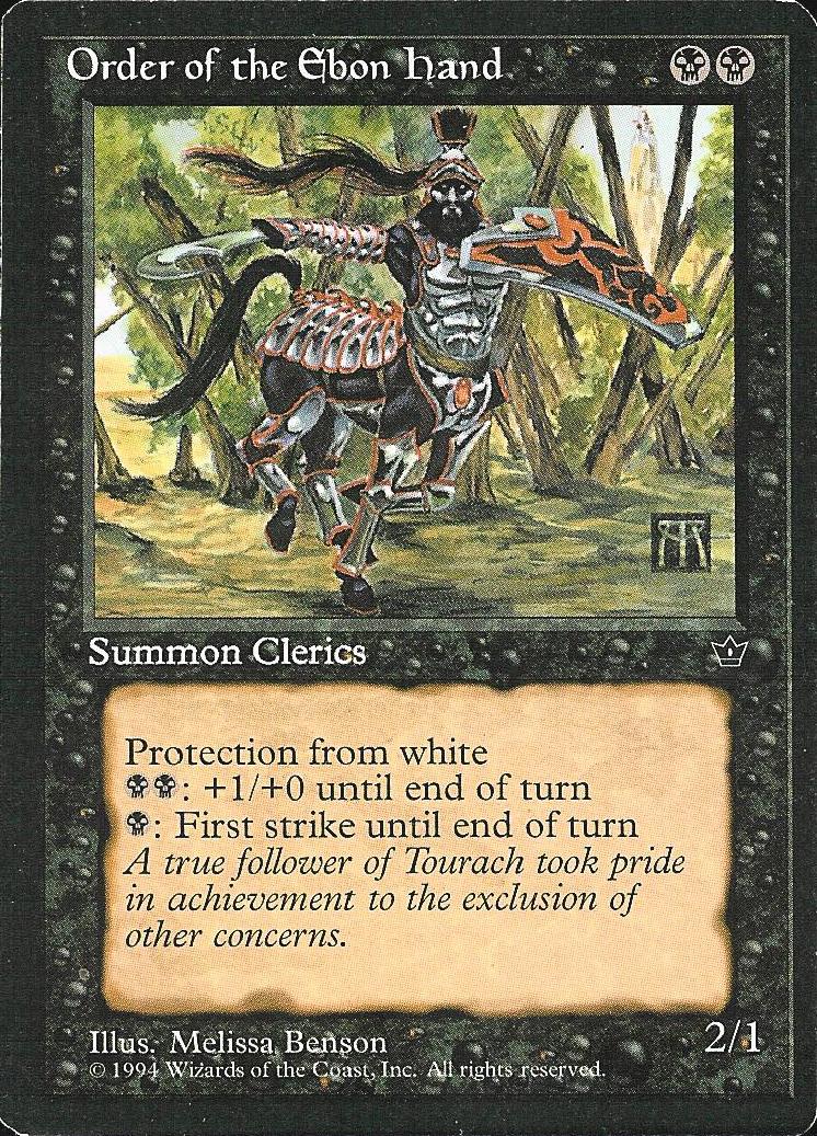 Order of the Ebon Hand (Benson) (Fallen Empires) Light Play