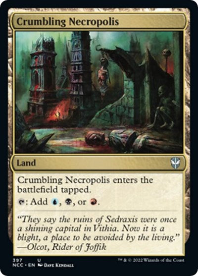 Crumbling Necropolis (Commander: Streets of New Capenna) Light Play