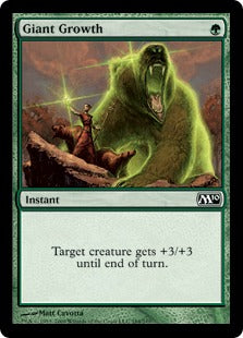 Giant Growth (Magic 2010 Core Set) Light Play