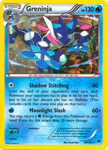 Greninja - 40/122 (XY BREAKpoint) (Deck Exclusives) Heavy Play Holofoil