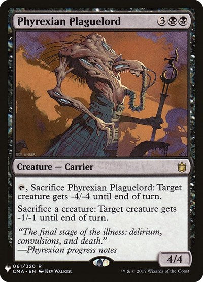 Phyrexian Plaguelord (Mystery Booster) Light Play