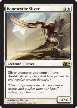 Bonescythe Sliver (Magic 2014 Core Set) Medium Play