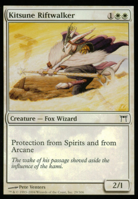 Kitsune Riftwalker (Champions of Kamigawa) Light Play