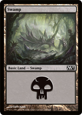 Swamp (240) (Magic 2013 Core Set) Light Play