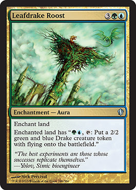 Leafdrake Roost (Commander 2013 Edition) Light Play