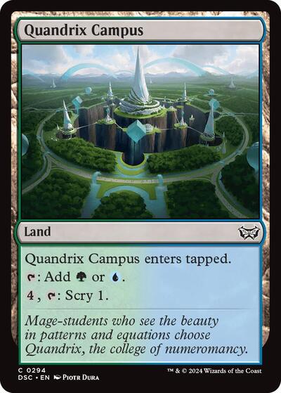 Quandrix Campus (Commander: Duskmourn: House of Horror) Light Play