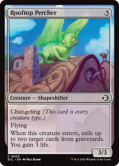 Rooftop Percher (Lorwyn Eclipsed) Light Play Foil
